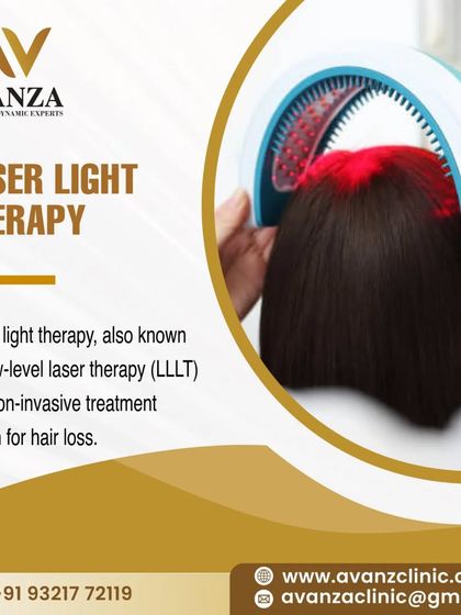 We offer Laser Light Therapy, also known as Low-Level Laser Therapy (LLLT), as a non-invasive treatment option for hair loss. This technology uses specific light wavelengths to stimulate hair follicles and encourage new growth.