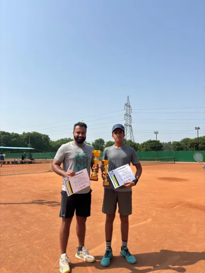 Celebrating the success of our players, Nabhith Sharma and Kartika Kanan, at the Delhi State Tennis Premier League. Their victories are a testament to their hard work and our results oriented training.