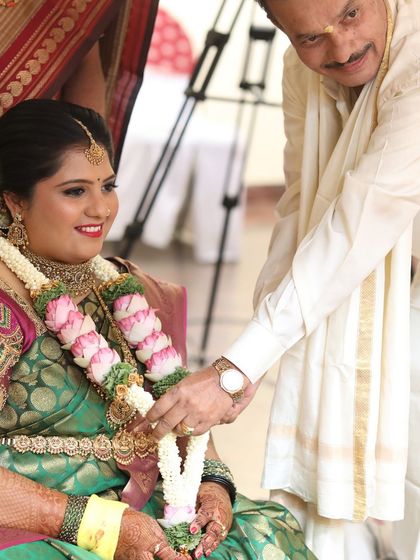 Veena Pujari - Bridal Makeup and Hairstyling South Indian Muhoortham Brides photo 39