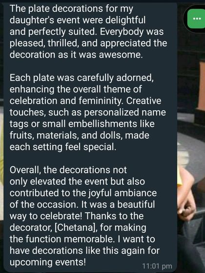 Chetana - Traditional Ceremony Decor Happy Clients: Tumba Chennagide! photo 11