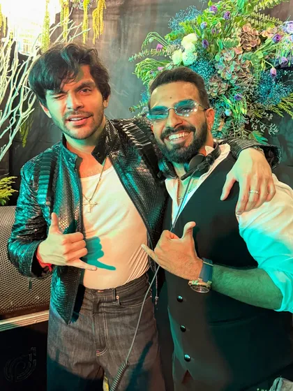 Sky’s not the limit when you're partying with stars like Veer Pahariya. Always a great time spinning at Bollywood events.