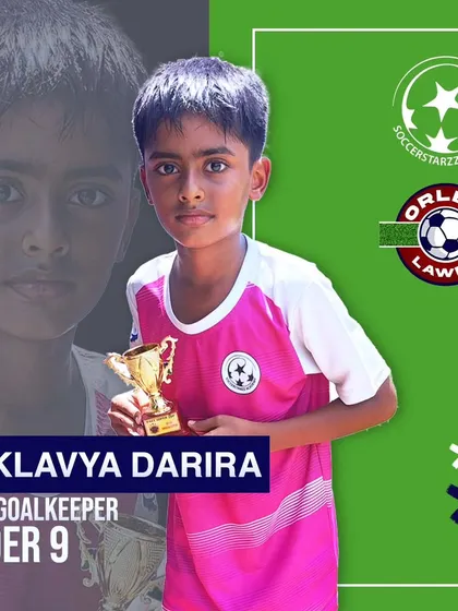 Our very own Aeklavya Darira was awarded Best Goalkeeper in the U-9 category. A super proud moment for him and the academy.