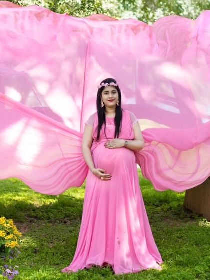 Dee Yashaswini - Occasion Wear Rentals Maternity Photoshoot Outfits photo 65