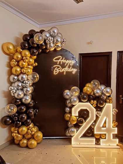 Special Entry - Private Party & Milestone Decoration Elegant Birthday & Anniversary Setups photo 32