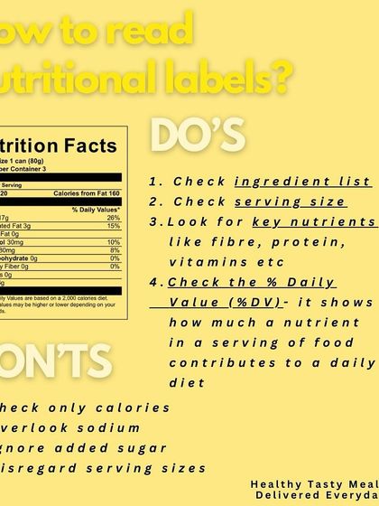 Do you know how to read a nutritional label? This guide gives you the do's and don'ts, like checking the ingredient list and not just the calories. Or, you can let us handle it for you!
