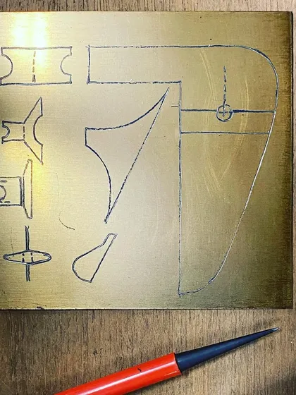 The process begins with the hand. This is a glimpse into my personal practice of zinc plate etching, where architectural ideas are explored through drawing and craft. Every line and form is a step in the journey from a simple sketch to a fully realized space.