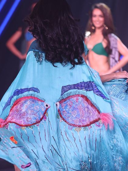 Dazzling the world with every strand, my extensions take center stage at Miss Diva Universe 2023.