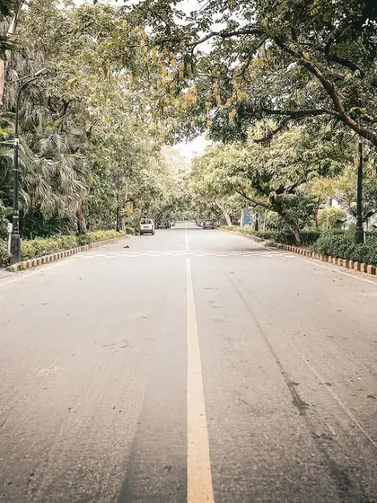The open road. This is the path we conquer every week in Lodhi Garden, our primary training ground.