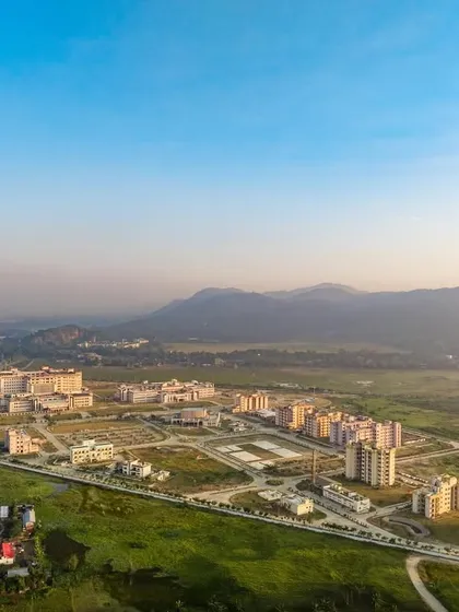 Our master plan for the 190-acre AIIMS Guwahati campus demonstrates our capability in developing large-scale, integrated medical ecosystems. The design strategically zones healthcare, academic, and residential facilities to ensure operational efficiency, intuitive navigation, and sustainable, long-term growth for this national institution.