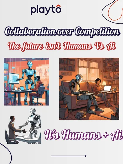 The future isn't about competition, it's about collaboration. The most powerful outcomes will come from humans and AI working together, combining our unique strengths to solve the world's biggest problems.