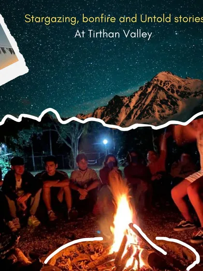 This is where the real connections happen. After a day of trekking in Tirthan Valley, we gather for bonfire nights filled with untold stories, laughter, and stargazing under a clear mountain sky.