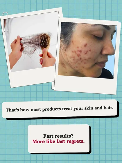 Quick fixes and trendy products often lead to more problems, like increased hair fall or skin irritation. We believe in a science-first approach, starting with a proper consultation to understand the root cause of your concerns and build a sustainable plan for long term health.