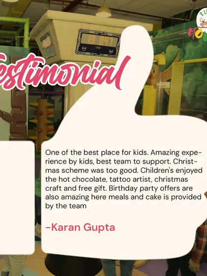 This review from Karan Gupta really warms my heart. He mentions our supportive team, fun Christmas activities, and great birthday party packages. This is the amazing experience I want every family to have.