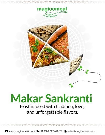 Soaring kites and sweet indulgences mark the celebration of Makar Sankranti. I provide a feast infused with tradition, love, and unforgettable flavors to celebrate the harvest festival.
