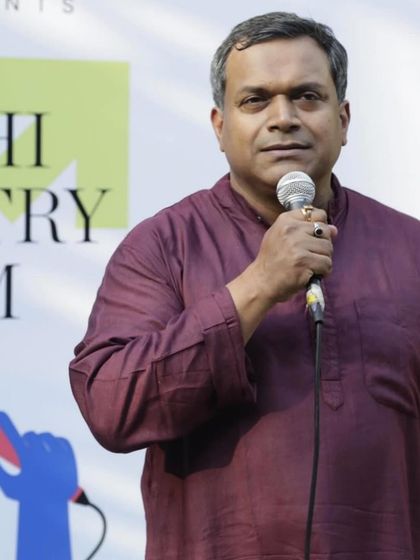 A portrait of one of our veteran poets, whose work often centers on social change and women's issues. His performances are always a highlight of our showcases.