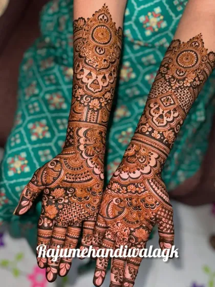 Raju Mehendi - Festive Mehendi Full-Coverage Traditional Mehendi photo 31