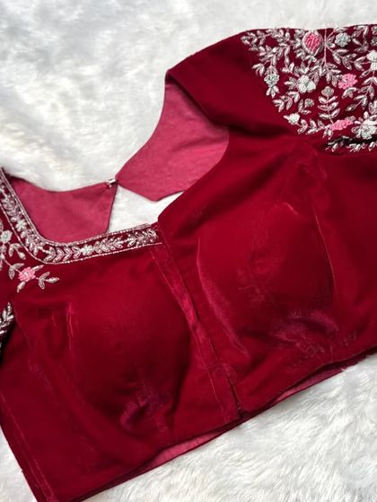 The Glamhouse - Custom Bridal & Occasion Wear Intricate Bridal Blouses photo 15