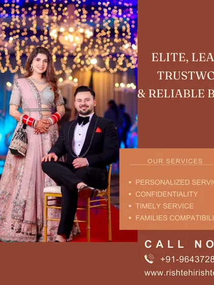 An elite and reliable brand for your partner search. This couple found their match through our personalized and confidential services.