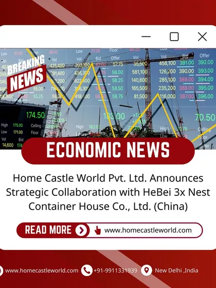 An important announcement about our strategic collaboration with HeBei 3x Nest Container House Co., Ltd. This partnership allows us to bring even more innovative and sustainable housing solutions to the Indian market.