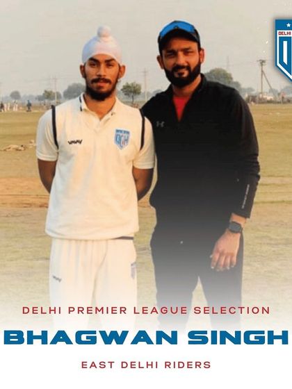 Another one of my boys making it to the big leagues. Bhagwan Singh was selected for the East Delhi Riders in the DPL. We train players to perform at the highest level.