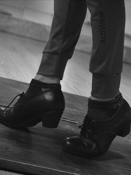 A series of artistic shots focusing on the essential tools of my craft: the Flamenco shoes. Each pose highlights the form, function, and character of the 'zapatos' that create the music.