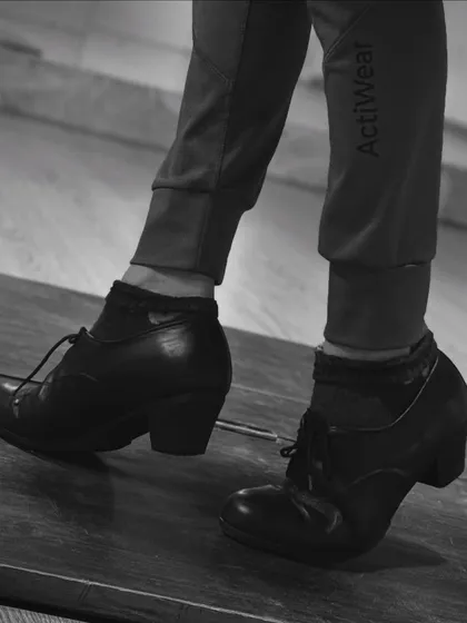 A series of artistic shots focusing on the essential tools of my craft: the Flamenco shoes. Each pose highlights the form, function, and character of the 'zapatos' that create the music.