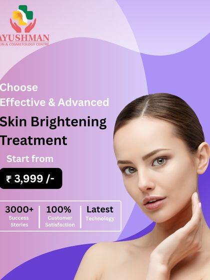 Achieve brighter, even-toned skin with our advanced Skin Brightening Treatment. This offer is backed by our track record of 100% customer satisfaction and the latest technology.