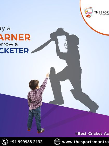 Today's learner is tomorrow's cricketer. This image represents our core mission: to take young, passionate learners and guide them on their journey to becoming skilled and confident cricketers.