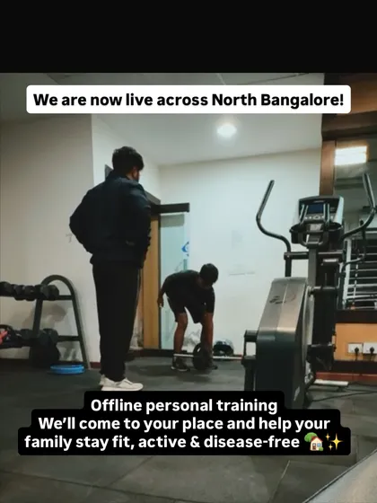 We are bringing our expert personal training to you. My team and I are now serving communities across North Bangalore, coming to your location to help you and your family get fit, active, and strong right where you are.