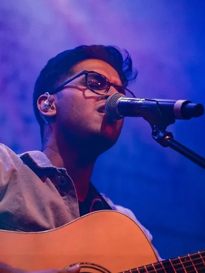 There's nothing like the energy of a live show. This is me in my element, connecting with the audience through music. I bring this same passion and dedication to every song I write and produce in the studio.