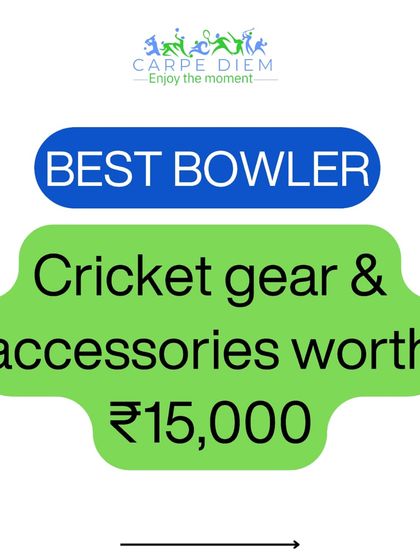 For the bowlers who dominate the game. The Best Bowler of the league will be awarded cricket gear and accessories worth ₹15,000. Every wicket you take brings you closer to this prize.