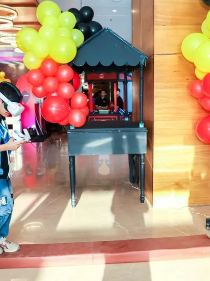 Step into another dimension with our complete Virtual Reality gaming setup. We provide the latest VR headsets, screens, and a dedicated attendant to guide guests through thrilling digital adventures.