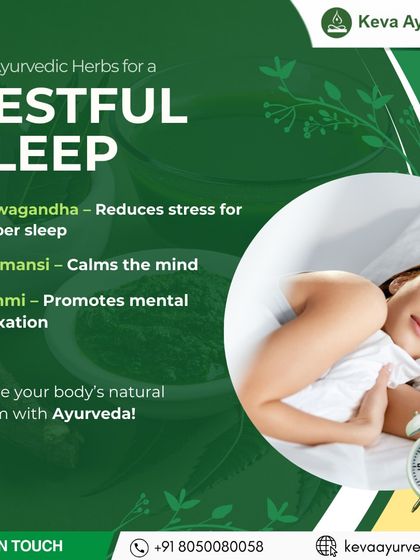 We use powerful Ayurvedic herbs to help you find restful sleep naturally. Herbs like Ashwagandha, Jatamansi, and Brahmi are part of our protocols to reduce stress, calm the mind, and restore your body's natural rhythm.