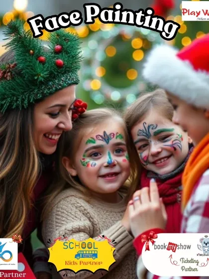 Get a festive flair with face painting at our Christmas Wonderland! Our artists will transform your little ones into reindeer, elves, or snowmen.