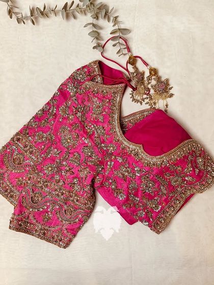 Blouse House by Mahitha Prasad - Custom Blouse Design & Embroidery Design Showcase photo 17