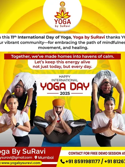 On International Yoga Day, we extend our heartfelt gratitude to our vibrant community for embracing the path of mindfulness, movement, and healing with us.