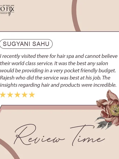 I believe in providing world-class service that is also budget-friendly. This client was happy with her hair spa and the incredible insights she received about hair care.