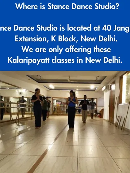 Our studio is located in Jangpura Extension, New Delhi. We are proud to be one of the few places in the city offering regular Kalaripayattu classes.