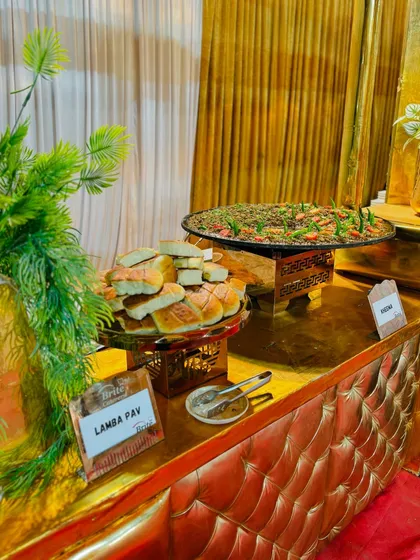 My live Kheema station, complete with soft Lamba Pav, offers guests a taste of authentic Mumbai street food, prepared fresh at your event.