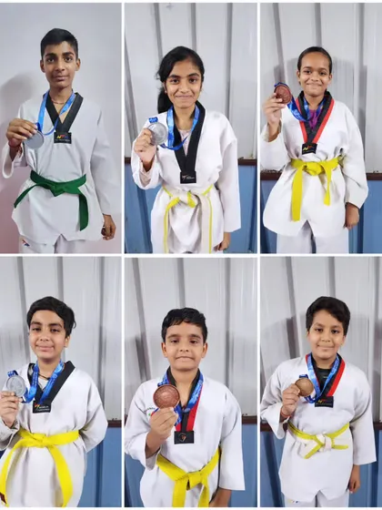 More of my silver and bronze medal winners from the All India Taekwondo Championship 2023.