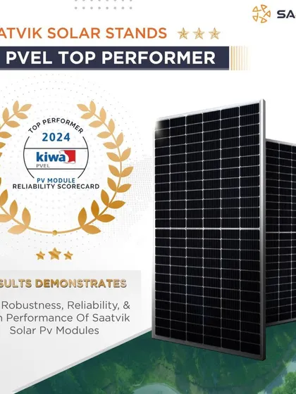 You don't have to just take our word for it. Our modules are recognized as a "Top Performer" by KIWA PVEL, a global authority in solar panel testing. This certification is proof of the robustness, reliability, and high performance you can expect from our products for decades to come.
