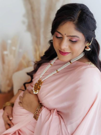 Makeover by Ramya - Photoshoot Makeup & Hairstyling Maternity & Seemantham Shoots photo 12