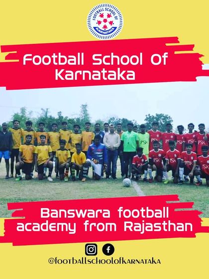 We test ourselves against teams from all over the country. Here is our squad before a match against the Banswara Football Academy from Rajasthan.