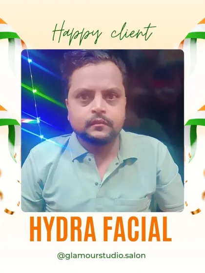 This client is looking cool and confident after his Hydra Facial. We love seeing our clients leave with a new vibe.