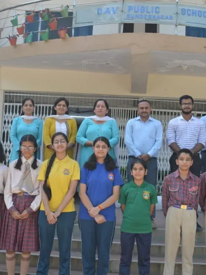 A group photo of students and faculty at DAV Sundar Nagar after a successful hands-on workshop on robotics, coding, and AI. We are committed to bringing engaging tech education to schools everywhere.
