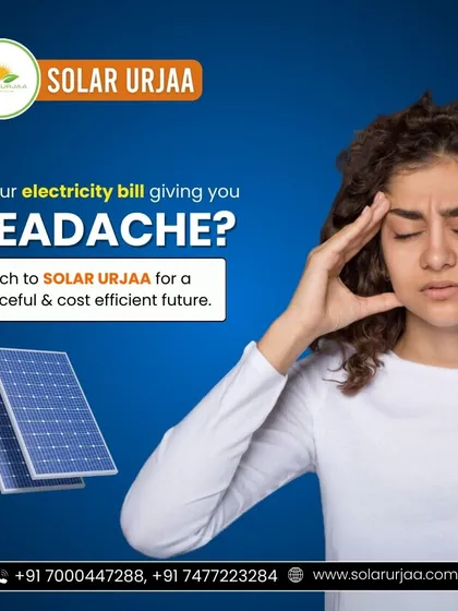 Is your electricity bill giving you a headache? Switch to Solar Urjaa for a peaceful and cost-efficient future. We take the worry out of your energy needs.