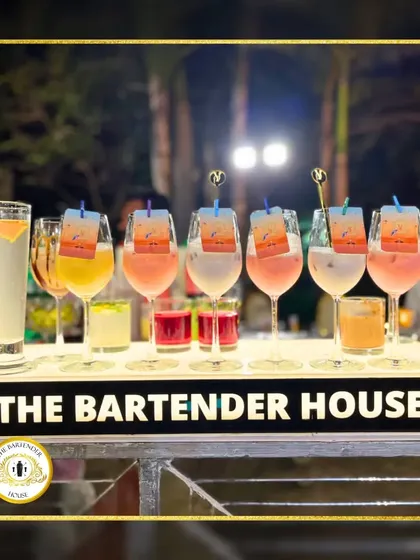 A rainbow of refreshment. We love creating a full lineup of colorful cocktails and mocktails, ensuring there's a flavor and style for every guest.