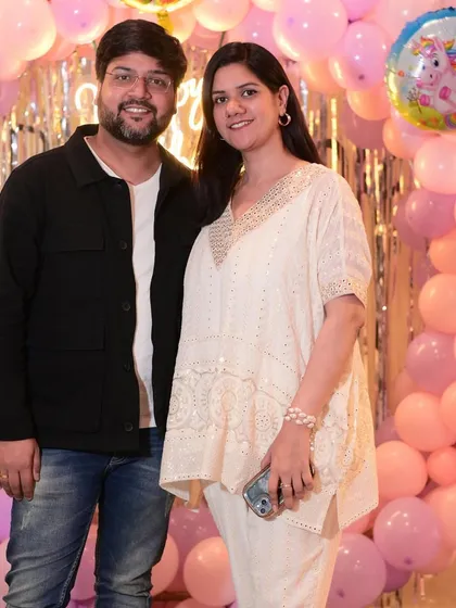 A happy couple enjoying the party atmosphere. I ensure that adults have a great time too, with comfortable seating and a relaxed environment.