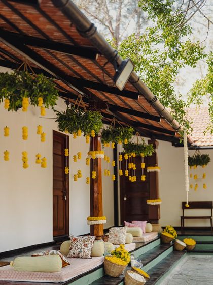 The Tales of Tradition - Wedding Planning & Design Sun-Kissed Haldi Ceremonies photo 21