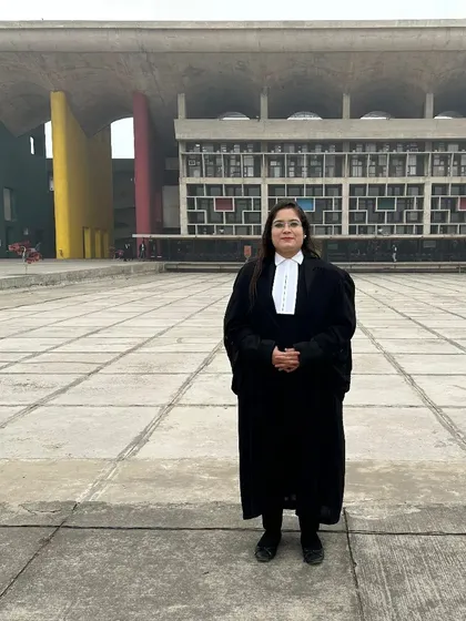A successful day at the Punjab and Haryana High Court. Achieving a "win" for my client is the ultimate goal of my practice.